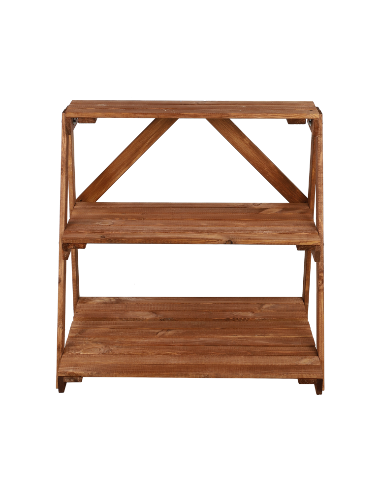 Kwietniki - Regał na doniczki kwietnik stojak na kwiaty półka na kwiaty drewniany DUŻY - product b2b.wamar.biz 3