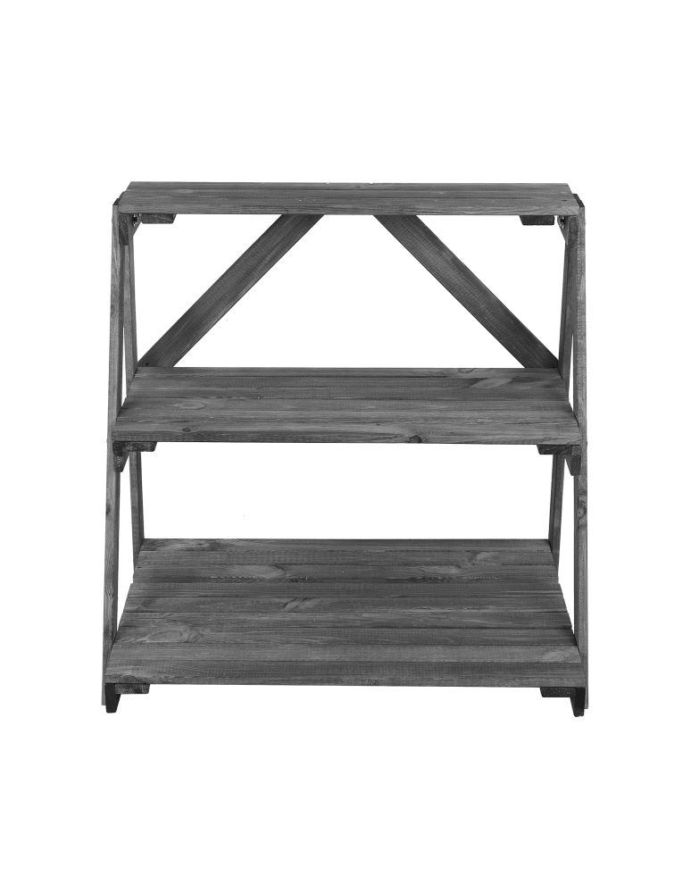 Kwietniki - Regał na doniczki kwietnik stojak na kwiaty drewniana półka na kwiaty DUŻY - product b2b.wamar.biz 3