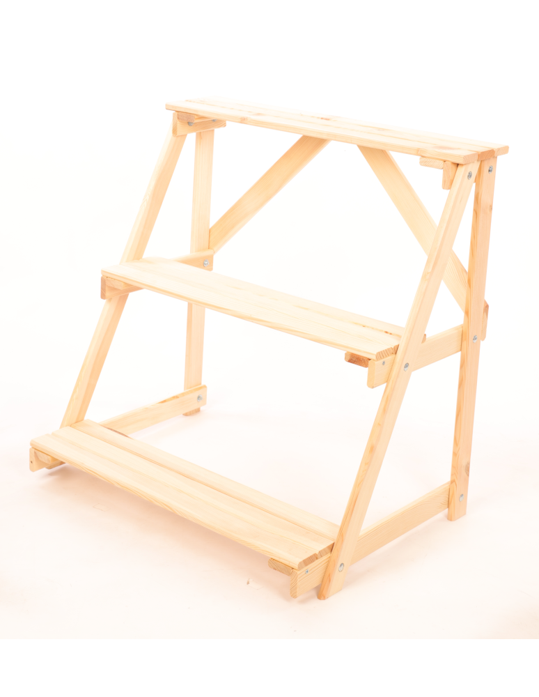 Kwietniki - Regał na doniczki kwietnik stojak na kwiaty półka na kwiaty drewniany - product b2b.wamar.biz 3