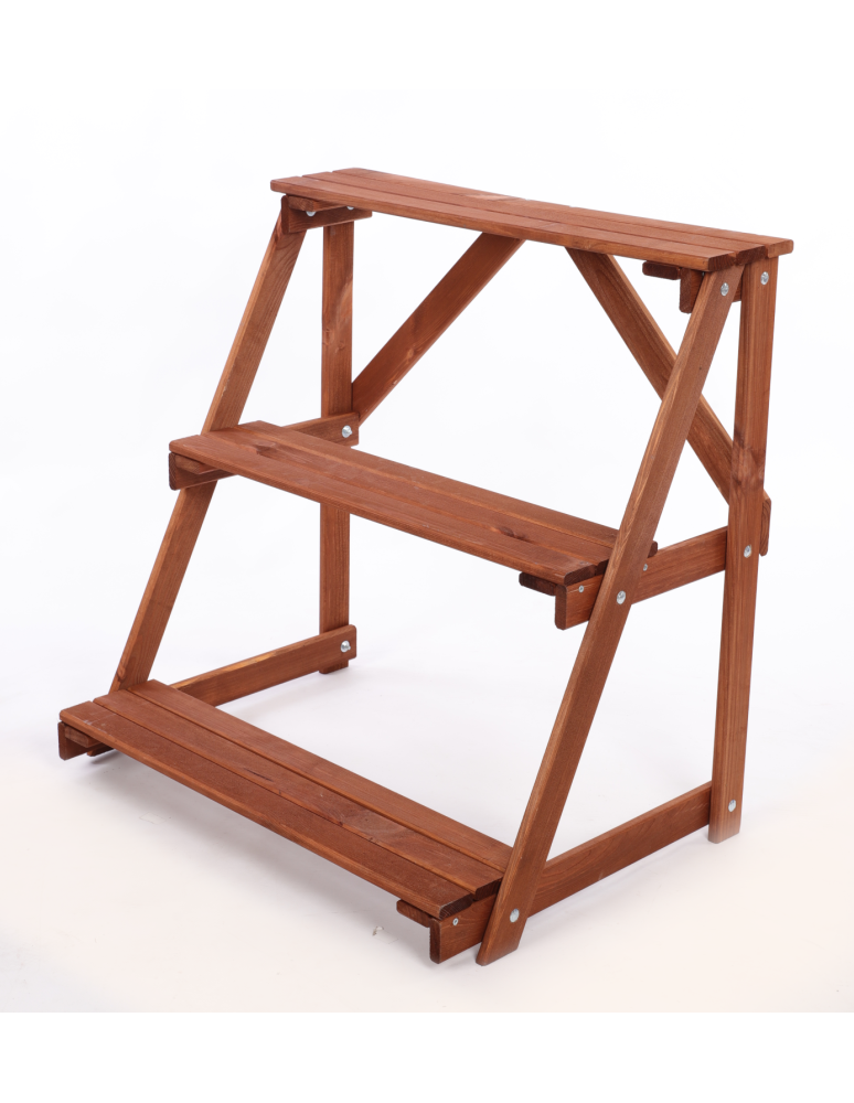 Kwietniki - Regał na doniczki kwietnik stojak na kwiaty półka na kwiaty drewniany - product b2b.wamar.biz 3