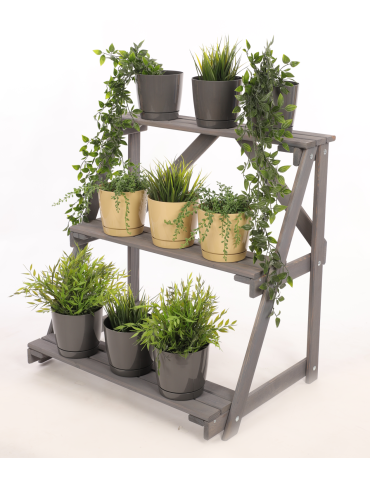 Regał na doniczki kwietnik drewniany stojak na kwiaty półka na kwiaty - product 2