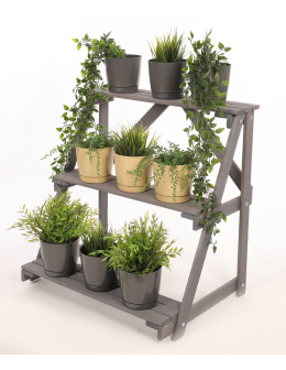 Regał na doniczki kwietnik drewniany stojak na kwiaty półka na kwiaty - product 2