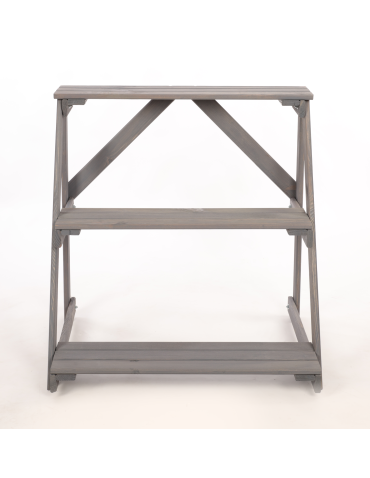 Kwietniki - Regał na doniczki kwietnik drewniany stojak na kwiaty półka na kwiaty - product 4