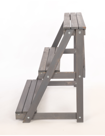 Kwietniki - Regał na doniczki kwietnik drewniany stojak na kwiaty półka na kwiaty - product 5