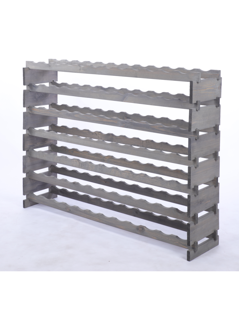 Modułowe stojaki do butelek RW11 - Stojak na wino regał modułowy na butelki 7x12 but BUDUJ JAK KLOCKI EKO - product b2b.wamar.biz 3