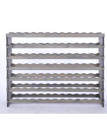 Modułowe stojaki do butelek RW11 - Stojak na wino regał modułowy na butelki 7x12 but BUDUJ JAK KLOCKI EKO - product 4