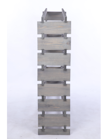 Modułowe stojaki do butelek RW11 - Stojak na wino regał modułowy na butelki 8x12 but SZEROKI BEZ NARZĘDZI - product 5