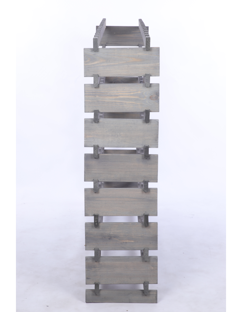 Modułowe stojaki do butelek RW11 - Stojak na wino regał modułowy na butelki 8x12 but SZEROKI BEZ NARZĘDZI - product b2b.wamar.biz 5