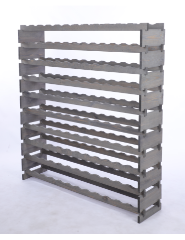 Modułowe stojaki do butelek RW11 - Stojak na wino regał modułowy na butelki 10x12 but DUŻY MONTAŻ BEZ NARZĘDZI - product 3