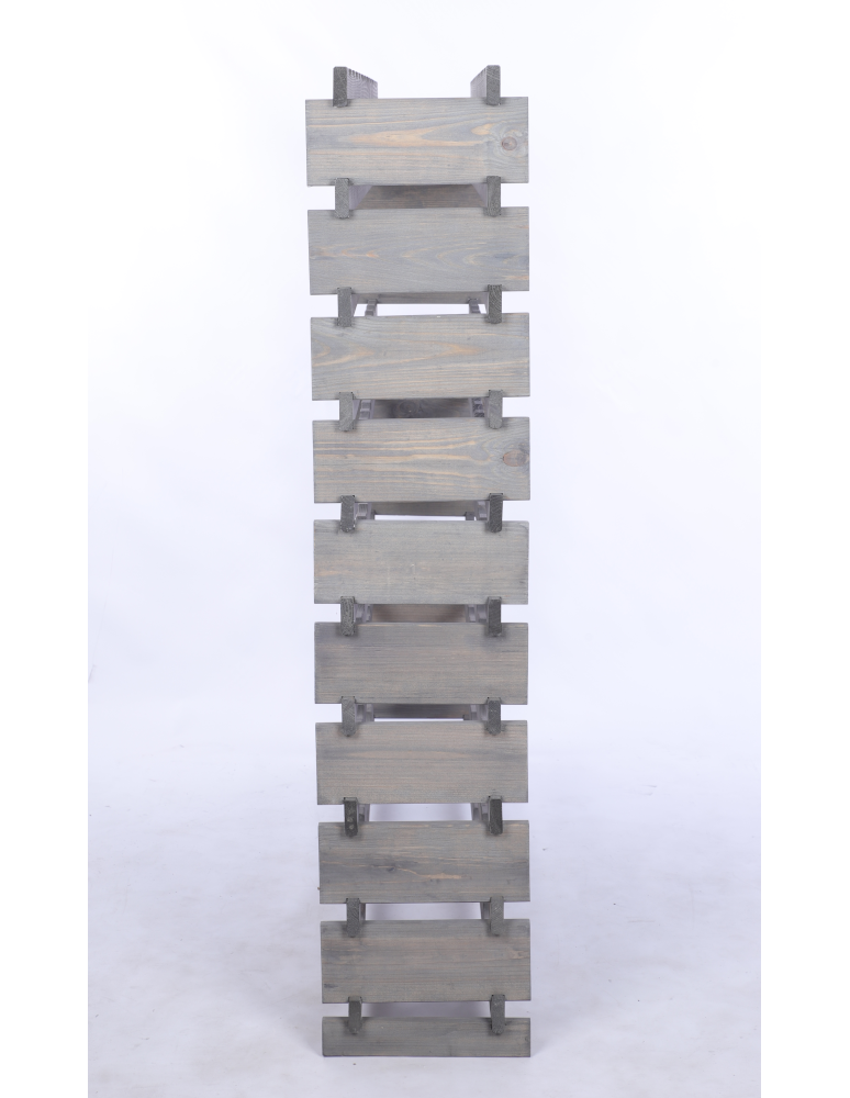 Modułowe stojaki do butelek RW11 - Stojak na wino regał modułowy na butelki 10x12 but DUŻY MONTAŻ BEZ NARZĘDZI - product b2b.wamar.biz 5