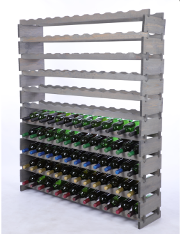 Stojak na wino regał modułowy na butelki 11x12 but DUŻY MONTAŻ BEZ NARZĘDZI - product 2