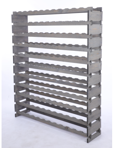 Modułowe stojaki do butelek RW11 - Stojak na wino regał modułowy na butelki 11x12 but DUŻY MONTAŻ BEZ NARZĘDZI - produkt 3