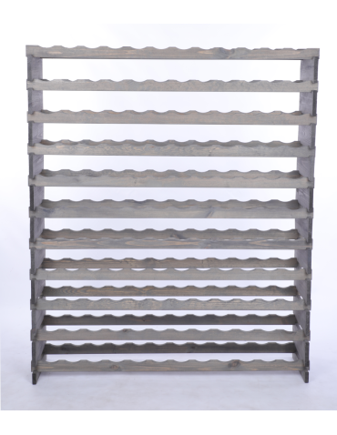 Modułowe stojaki do butelek RW11 - Stojak na wino regał modułowy na butelki 11x12 but DUŻY MONTAŻ BEZ NARZĘDZI - produkt 4