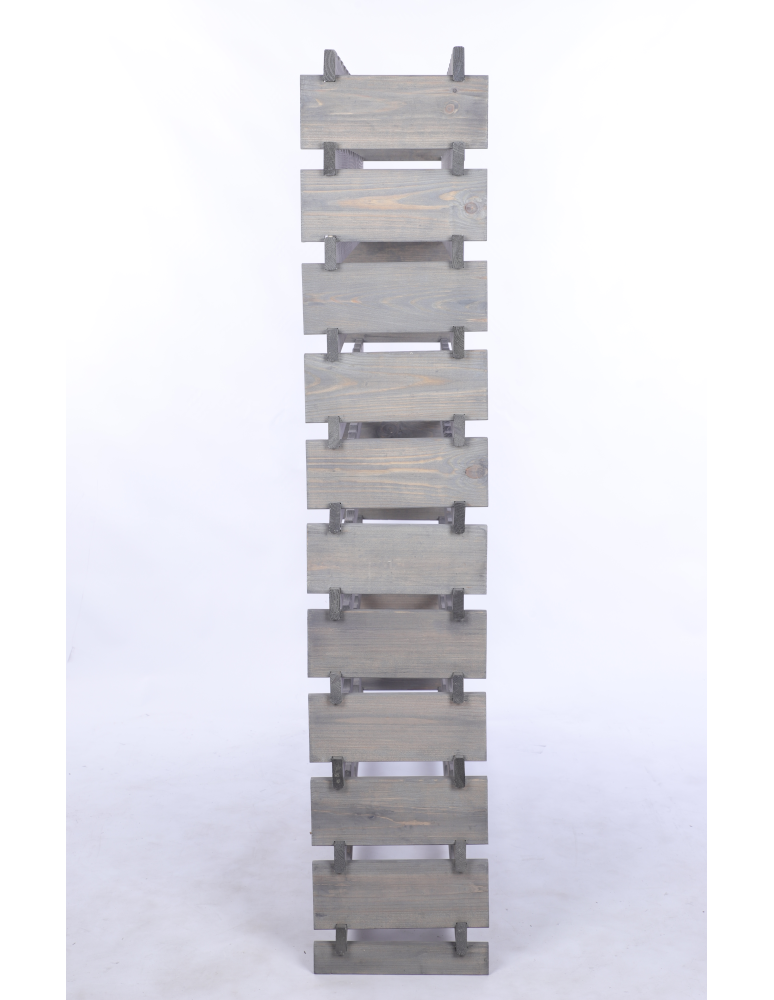 Modułowe stojaki do butelek RW11 - Stojak na wino regał modułowy na butelki 11x12 but DUŻY MONTAŻ BEZ NARZĘDZI - produkt b2b.wamar.biz 5