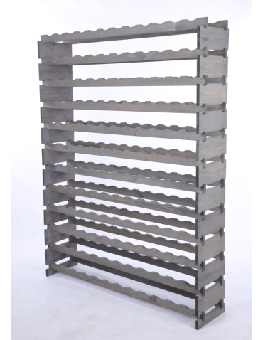Modułowe stojaki do butelek RW11 - Stojak na wino regał modułowy na butelki 12x12 but DUŻY MONTAŻ BEZ NARZĘDZI - produkt 3