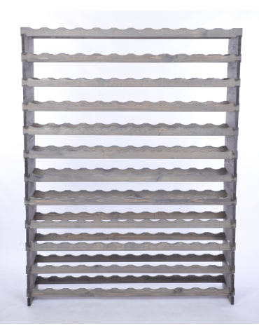 Modułowe stojaki do butelek RW11 - Stojak na wino regał modułowy na butelki 12x12 but DUŻY MONTAŻ BEZ NARZĘDZI - produkt 4