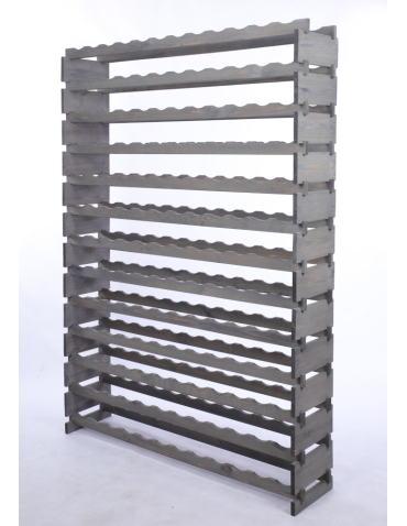 Modułowe stojaki do butelek RW11 - Stojak na wino regał modułowy na butelki 13x12 but SZEROKI BEZ NARZĘDZI - product 3