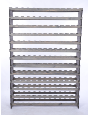 Modułowe stojaki do butelek RW11 - Stojak na wino regał modułowy na butelki 13x12 but SZEROKI BEZ NARZĘDZI - product 4