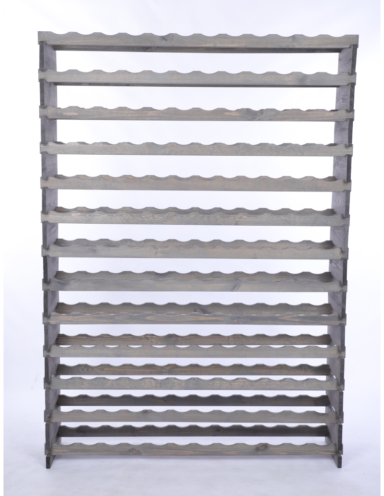 Modułowe stojaki do butelek RW11 - Stojak na wino regał modułowy na butelki 13x12 but SZEROKI BEZ NARZĘDZI - product b2b.wamar.biz 4