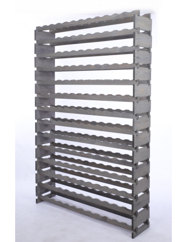 Modułowe stojaki do butelek RW11 - Stojak na wino regał modułowy na butelki 14x12 but SZEROKI BEZ NARZĘDZI - product 3