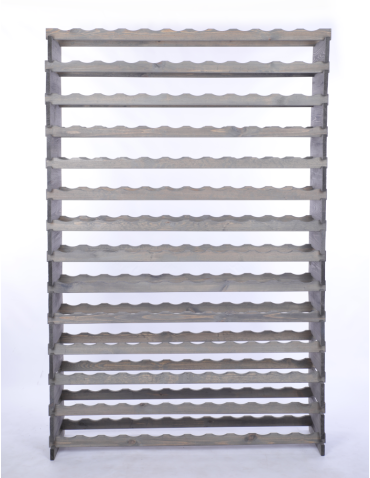 Modułowe stojaki do butelek RW11 - Stojak na wino regał modułowy na butelki 14x12 but SZEROKI BEZ NARZĘDZI - product 4