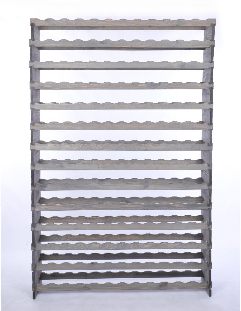 Modułowe stojaki do butelek RW11 - Stojak na wino regał modułowy na butelki 14x12 but SZEROKI BEZ NARZĘDZI - product b2b.wamar.biz 4