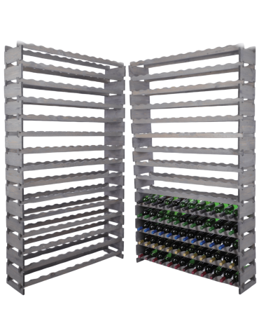 Stojak na wino regał modułowy na butelki 15x12 but WYSOKI BEZ NARZĘDZI