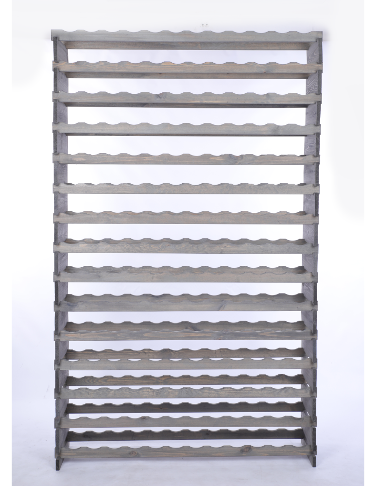 Modułowe stojaki do butelek RW11 - Stojak na wino regał modułowy na butelki 15x12 but WYSOKI BEZ NARZĘDZI - product b2b.wamar.biz 4