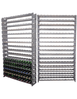 Stojak na wino regał modułowy na butelki 16x12 but WYSOKI BEZ NARZĘDZI