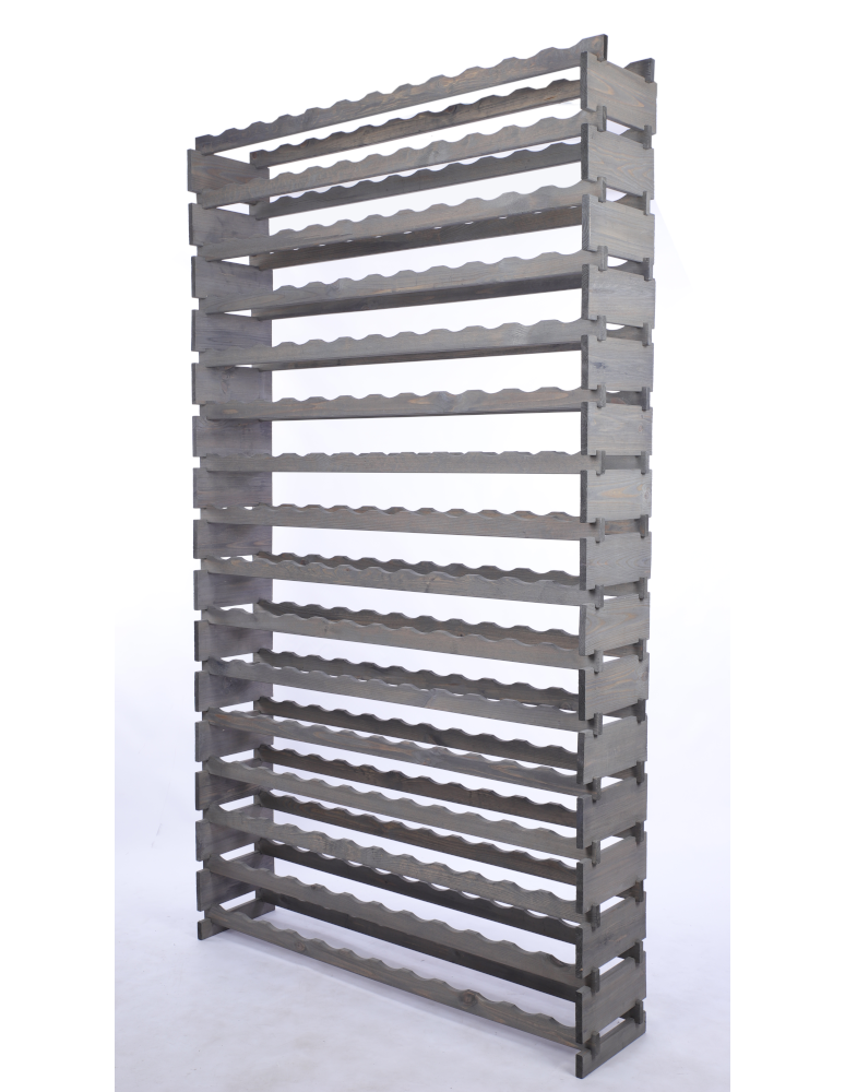 Modułowe stojaki do butelek RW11 - Stojak na wino regał modułowy na butelki 16x12 but WYSOKI BEZ NARZĘDZI - product b2b.wamar.biz 3