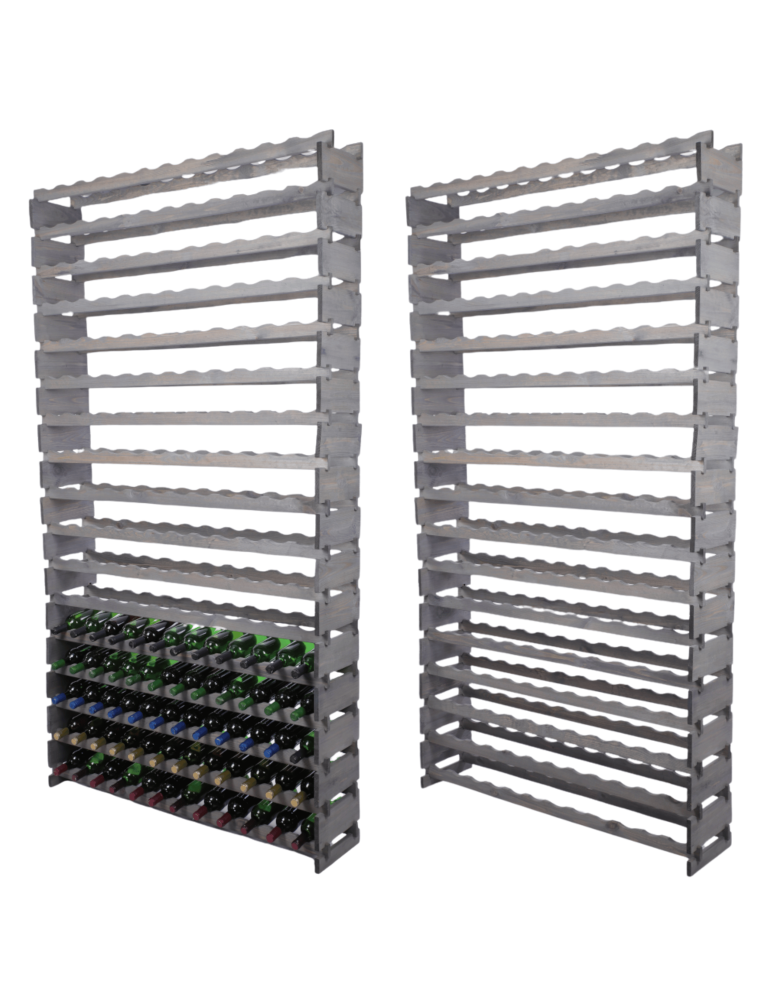 Modułowe stojaki do butelek RW11 - Stojak na wino regał modułowy na butelki 17x12 but WYSOKI BEZ NARZĘDZI - product b2b.wamar.biz 1