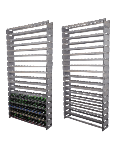 Stojak na wino regał modułowy na butelki 18x12 but WYSOKI BEZ NARZĘDZI