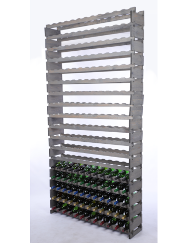 Stojak na wino regał modułowy na butelki 18x12 but WYSOKI BEZ NARZĘDZI - product 2