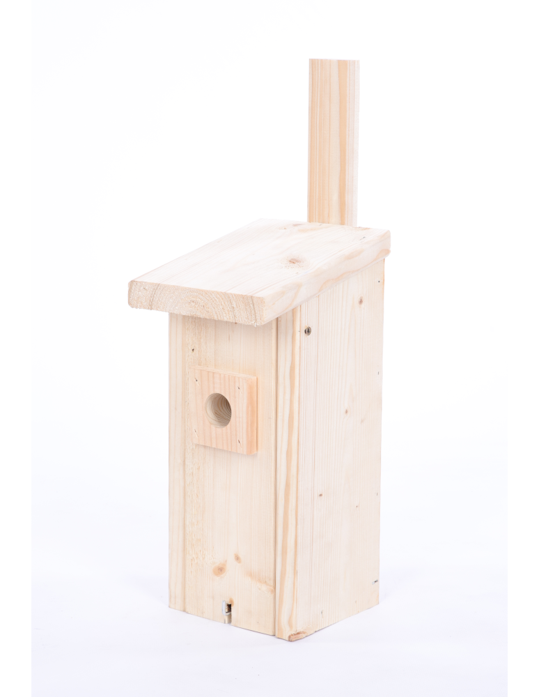 Budki Lęgowe - Budka lęgowa dla ptaków domek domki budki hotel SIKORKA wlot 2,8 cm ECO - product b2b.wamar.biz 2