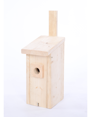 Budka lęgowa dla ptaków domek domki hotel MAZUREK MUCHOŁÓWKA wlot 3,2 cm - product 2