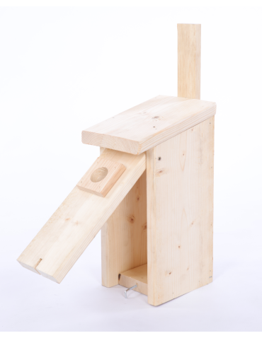 Budki Lęgowe - Budka lęgowa dla ptaków domek domki hotel MAZUREK MUCHOŁÓWKA wlot 3,2 cm - product 5