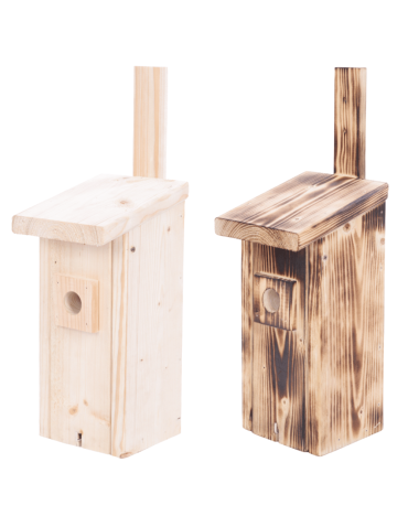 Budki Lęgowe - Budka lęgowa dla ptaków domek domki hotel MAZUREK MUCHOŁÓWKA wlot 3,2 cm - product 11