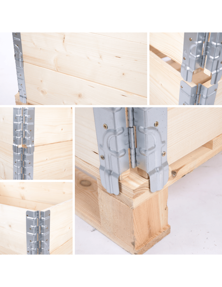 Nadstawki Paletowe - Nadstawka paletowa 120x80 sztaplowanie nadstawki paletowe grządka zielnik - product b2b.wamar.biz 6