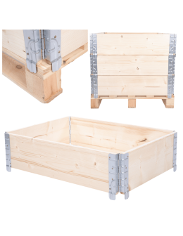 Nadstawka paletowa 60x80 impregnat nadstawki paletowe grządka zielnik