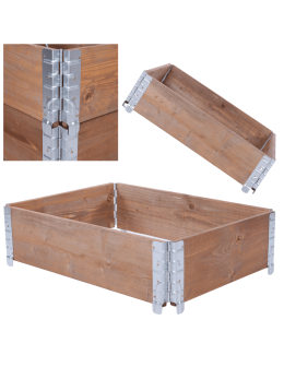 Nadstawka paletowa 60x80 sztaplowanie nadstawki paletowe grządka zielnik