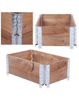 Nadstawka paletowa 60x40 sztaplowanie nadstawki paletowe grządka zielnik