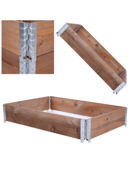 Nadstawka paletowa 120x80 sztaplowanie nadstawki paletowe grządka zielnik