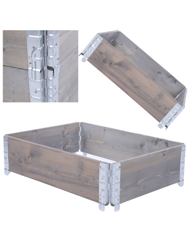 Nadstawka paletowa 60x80 sztaplowanie nadstawki paletowe grządka zielnik