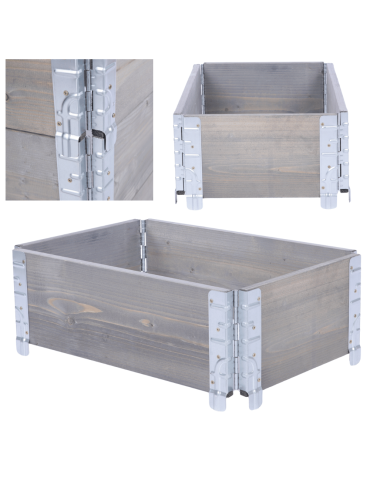 Nadstawka paletowa 60x40 sztaplowanie nadstawki paletowe grządka zielnik