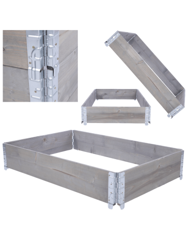 Nadstawka paletowa 120x80 sztaplowanie nadstawki paletowe grządka zielnik