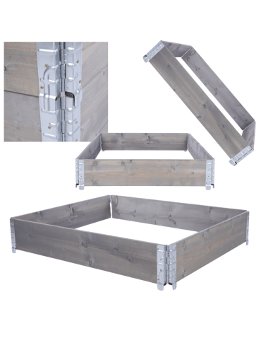 Nadstawka paletowa 120x100 sztaplowanie nadstawki paletowe grządka zielnik