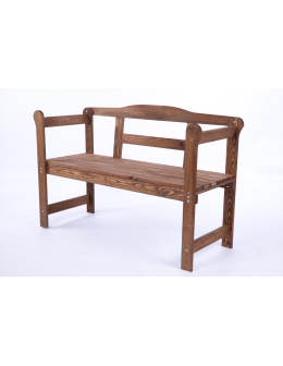 Ławka ogrodowa drewniana z pokrowcem ZIELONYM dwuosobowa SOLIDNA EKO - product 2