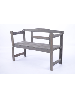 Ławka ogrodowa drewniana z pokrowcem ZIELONYM dwuosobowa SOLIDNA EKO - product 2