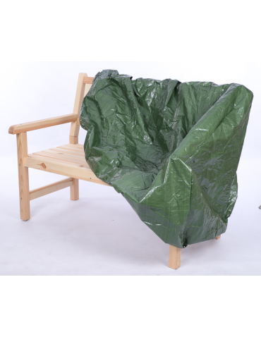 Pokrowiec ochronny na ławeczkę ławkę zielony WODOODPORNY z gumką 90x117x70 - product 2