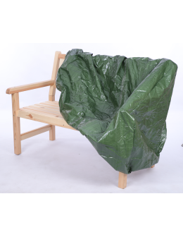 Pokrowiec ochronny na ławeczkę ławkę zielony WODOODPORNY z gumką 90x117x70 - product 2